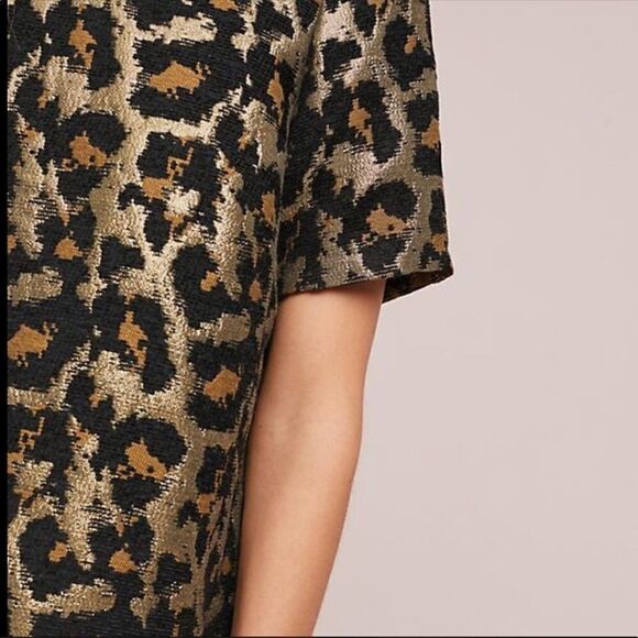 Hutch for Anthropologie Leopard Metallic Top size small - Picture 8 of 8